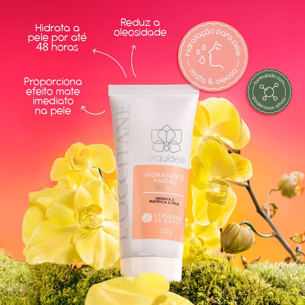 Hidratante Facial FPS 30 Orquídea 50ml, ,  large image number 1